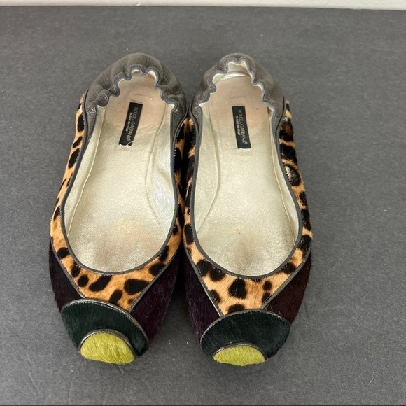 Dolce & Gabbana Animal Print Flats - Picture 3 of 8